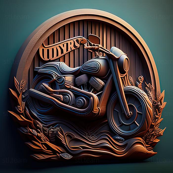 3D модель Harley Davidson Street Rod (STL)